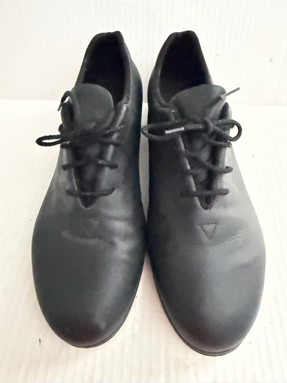 Bloch Mega Black Leather Dance Tap Flats